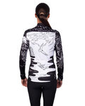 HOLOKOLO maillot de invierno de manga larga - VENTURE LADY WINTER - blanco/negro