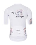 HOLOKOLO jersey de manga corta - MAAPPI II. ELITE - blanco/multicolor