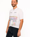 HOLOKOLO maillot corto y pantalón corto - MAAPPI II. ELITE - blanco/multicolor/negro