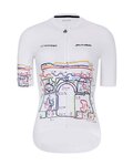 HOLOKOLO maillot corto y pantalón corto - MAAPPI II. ELITE L - blanco/negro/multicolor