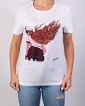 NU. BY HOLOKOLO Camiseta de manga corta - FREE LADY - blanco