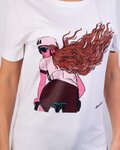 NU. BY HOLOKOLO Camiseta de manga corta - FREE LADY - blanco