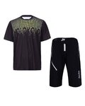 HOLOKOLO Maillot y pantalón MTB - FORCE MTB - negro/amarillo