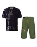 HOLOKOLO Maillot y pantalón MTB - SMUDGE MTB - negro/verde