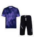 HOLOKOLO Maillot y pantalón MTB - NIGHTFALL MTB - negro/azul