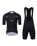 HOLOKOLO maillot corto y pantalón corto - DRAGONFLIES ELITE - negro