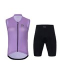 HOLOKOLO maillot sin mangas y pantalón corto - PURE LADY - negro/púrpura