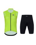 HOLOKOLO maillot sin mangas y pantalón corto - PURE LADY - negro/amarillo