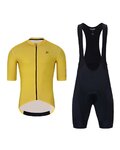 HOLOKOLO maillot corto y pantalón corto - VICTORIOUS - negro/amarillo