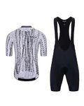 HOLOKOLO maillot corto y pantalón corto - TYRES ELITE - negro/blanco