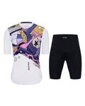 HOLOKOLO maillot corto y pantalón corto - FANTASY ELITE LADY - blanco/negro/multicolor