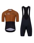 HOLOKOLO maillot corto y pantalón corto - VIBES - negro/marrón