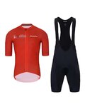 HOLOKOLO maillot corto y pantalón corto - VIBES - negro/rojo