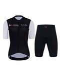 HOLOKOLO maillot corto y pantalón corto - VIBES LADY - blanco/negro