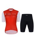 HOLOKOLO maillot corto y pantalón corto - VIBES LADY - rojo/blanco/negro