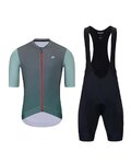 HOLOKOLO maillot corto y pantalón corto - INFINITY - negro/gris