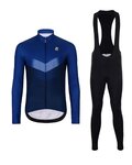 HOLOKOLO maillot largo y pantalón - ARROW WINTER - negro/azul