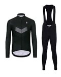 HOLOKOLO maillot largo y pantalón - ARROW WINTER - negro/gris