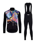 HOLOKOLO maillot largo y pantalón - FANTASY WINTER - multicolor/negro