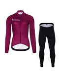 HOLOKOLO maillot largo y pantalón - VIBES LADY WINTER - rosa/negro