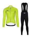 HOLOKOLO maillot largo y pantalón - VIBES LADY WINTER - negro/amarillo