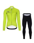 HOLOKOLO maillot largo y pantalón - VIBES LADY WINTER - amarillo/negro