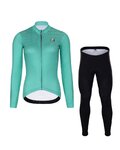 HOLOKOLO maillot largo y pantalón - STARLIGHT LADY W - azul claro/negro