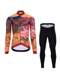 HOLOKOLO maillot largo y pantalón - FREE LADY WINTER - multicolor/negro