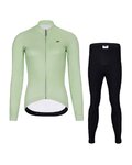HOLOKOLO maillot largo y pantalón - PHANTOM LADY WINTER - verde claro/negro