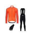 HOLOKOLO jersey y pantalón de invierno - PERFORMANCE WINTER - negro/naranja