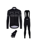 HOLOKOLO maillot largo y pantalón - FROSTTRAIL WINTER - negro