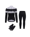 RIVANELLE mega set - FROSTTRAIL WINTER - negro/blanco