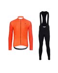 HOLOKOLO maillot largo y pantalón - PERFORMANCE WINTER - naranja/negro