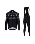 HOLOKOLO maillot largo y pantalón - FROSTTRAIL WINTER - negro