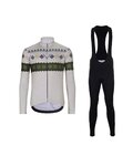 HOLOKOLO maillot largo y pantalón - FROSTTRAIL WINTER - verde/gris/negro