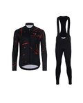 HOLOKOLO maillot largo y pantalón - PASSION WINTER - negro/rojo