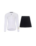 RIVANELLE maillot largo y falda - VICTORIOUS - blanco/negro