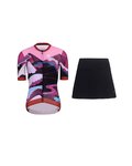 RIVANELLE maillot corto y falda - SUNSET - rosa/negro/púrpura