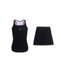RIVANELLE maillot corto y falda - SPARK - rosa/negro