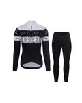 RIVANELLE chaqueta y pantalón de invierno - FROSTTRAIL WINTER - negro/blanco