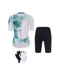 RIVANELLE mega set - FLOWERY LADY - blanco/negro/verde