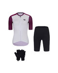 RIVANELLE mega set - TECHNICAL - blanco/granate/negro