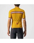 CASTELLI maillot corto y pantalón corto - GRIMPEUR - naranja/negro