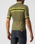 CASTELLI maillot corto y pantalón corto - GRIMPEUR - verde/negro