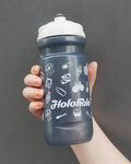 HOLOKOLO botella de agua - SHADE - gris/blanco