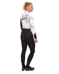 HOLOKOLO chaqueta aislante - GRAFFITI LADY - blanco/negro