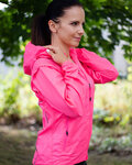 HOLOKOLO chaqueta cortaviento - WIND/RAIN LADY - rosa