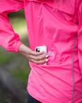 HOLOKOLO chaqueta cortaviento - WIND/RAIN LADY - rosa