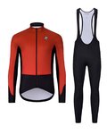 HOLOKOLO chaqueta y pantalón de invierno - CLASSIC - negro/rojo