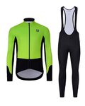 HOLOKOLO chaqueta y pantalón de invierno - CLASSIC - negro/verde claro
